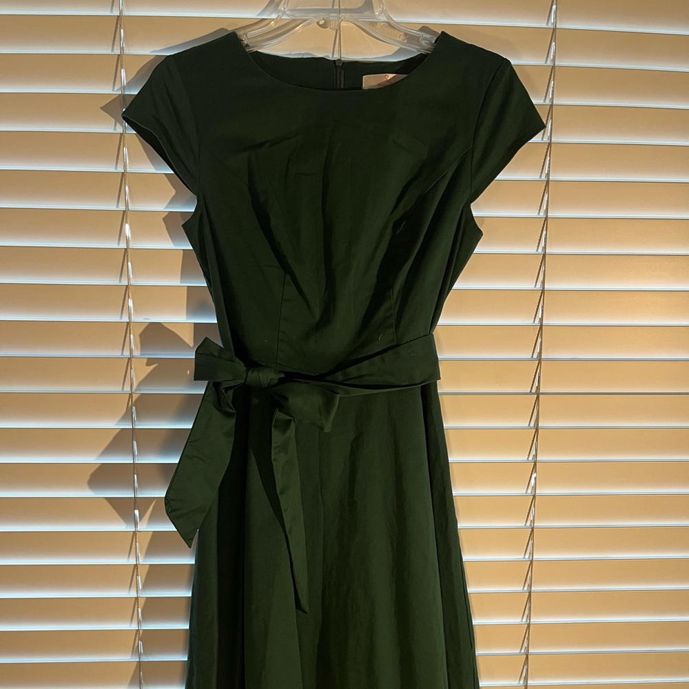 Amazon Dressystar vintage inspired Green dress with bow